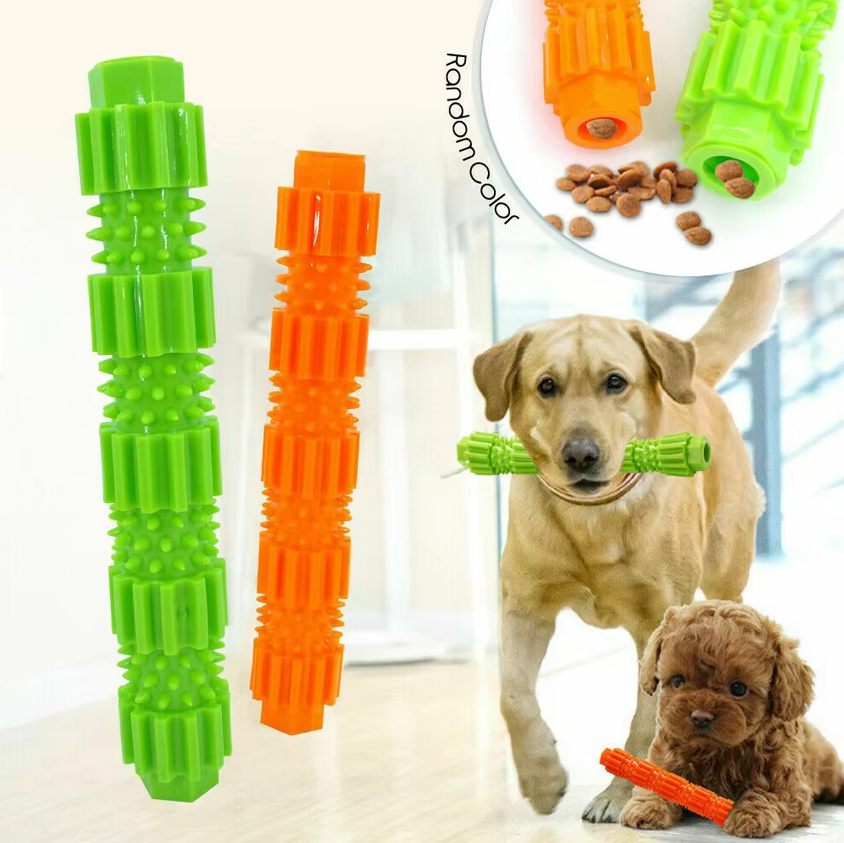 Dog Toy Chew Stick - Robust Bite Stick With Treat Function Dental Care Effect