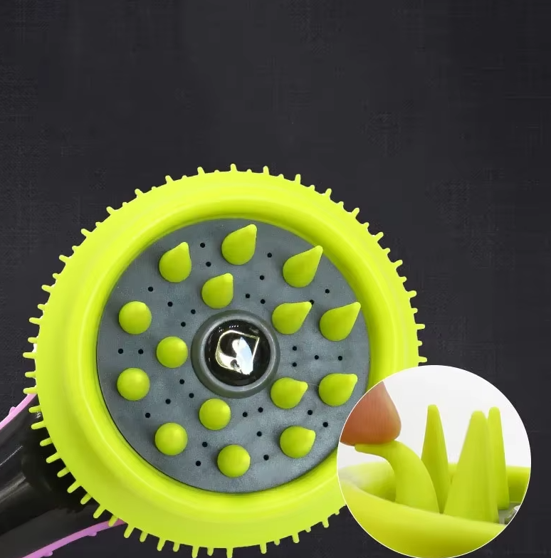Scalp Massage Brush With Soft Silicone Tips For Relaxing Hair Care