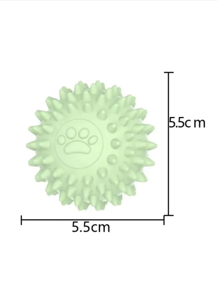 Nub Ball Dog Toy - Dental Care and Chew Ball Made of Soft Rubber