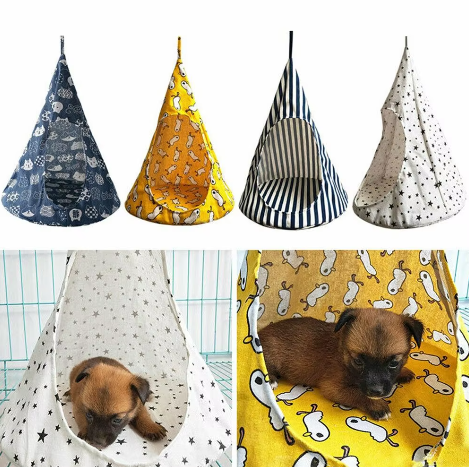 Cat Hammock In Tent Design - Comfortable Sleeping Cave For Cats