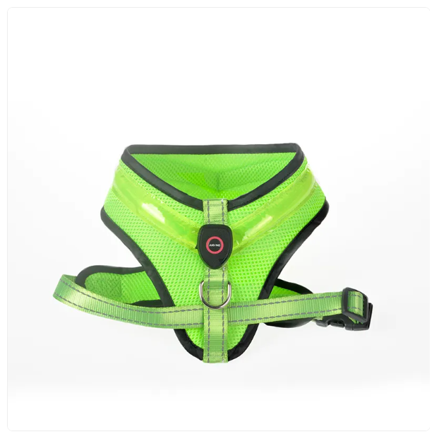 Comfortable Dog Harness With Reflective Stripes - Breathable And Adjustable