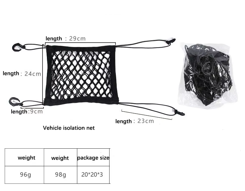 Car Mesh Bag For Storage Space - Practical For The Car Interior