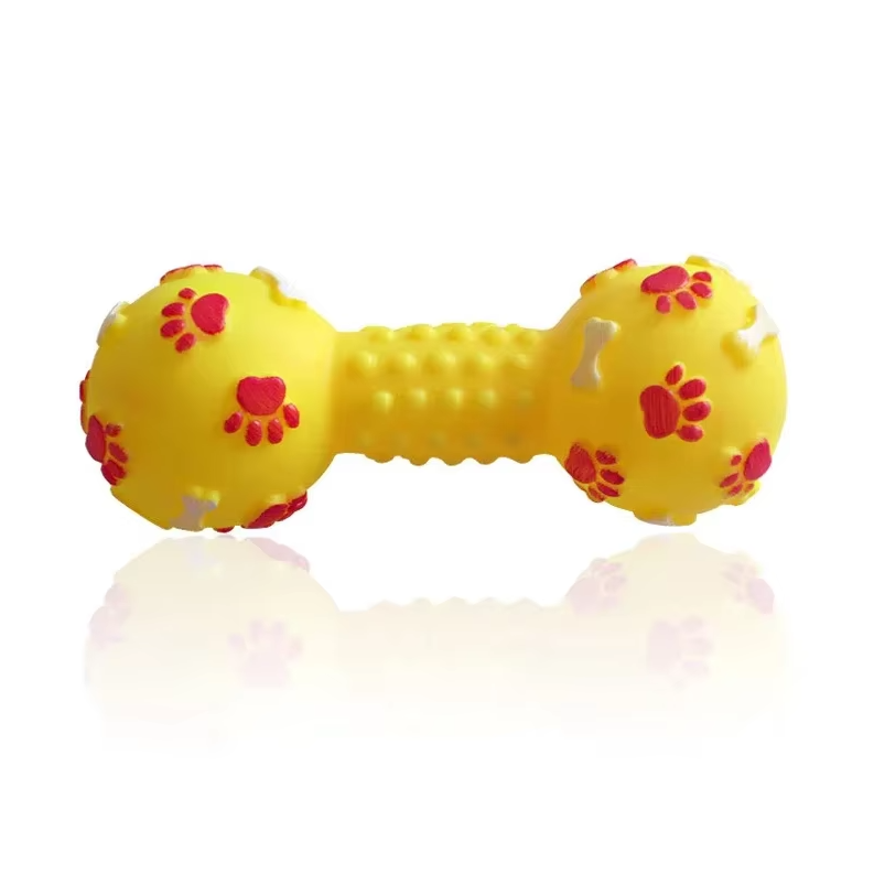 Dog Chew Toy - Colorful Chew Toys In The Shape Of Dumbbells