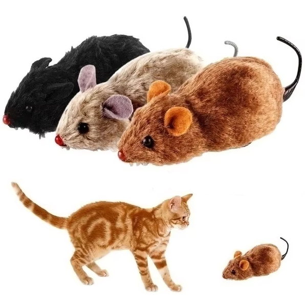 Electric Cat Play Mouse - Interactive Gerbil For Hunting Fun