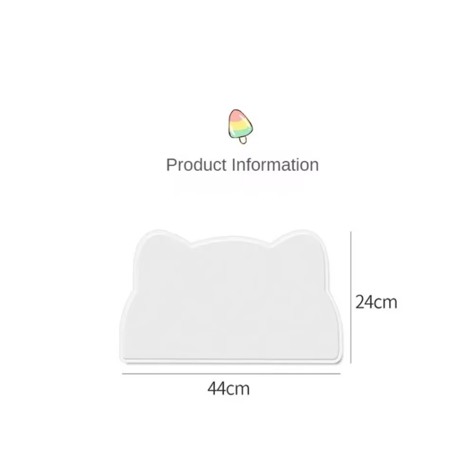 Cat Plate Mat With Non - Slip Underside