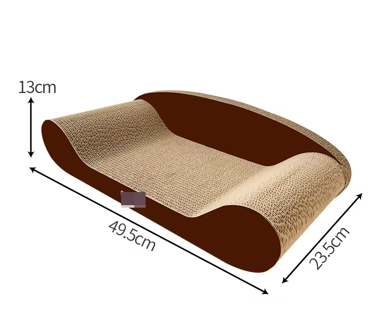 Cat Scratching Mat And Lying Surface In Leopard Design - Stable And Comfortable