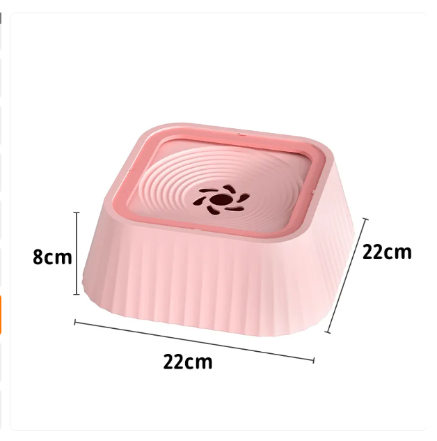 Leak-proof Drinking Bowl For Pets With Floating Water Plate To Prevent Wet Mouths