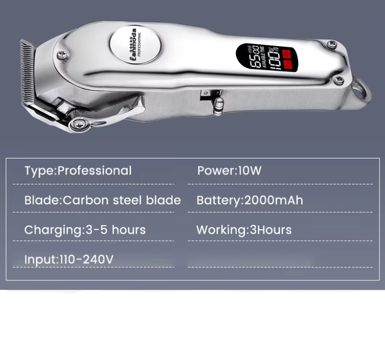 Professional Pet Hair Clipper - Cordless Trimmer For Dogs & Cats