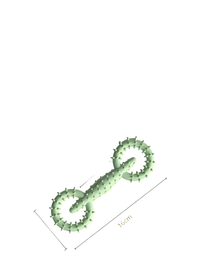 Bite Ring Dog Toy - Tooth Cleaning Chewing Pleasure
