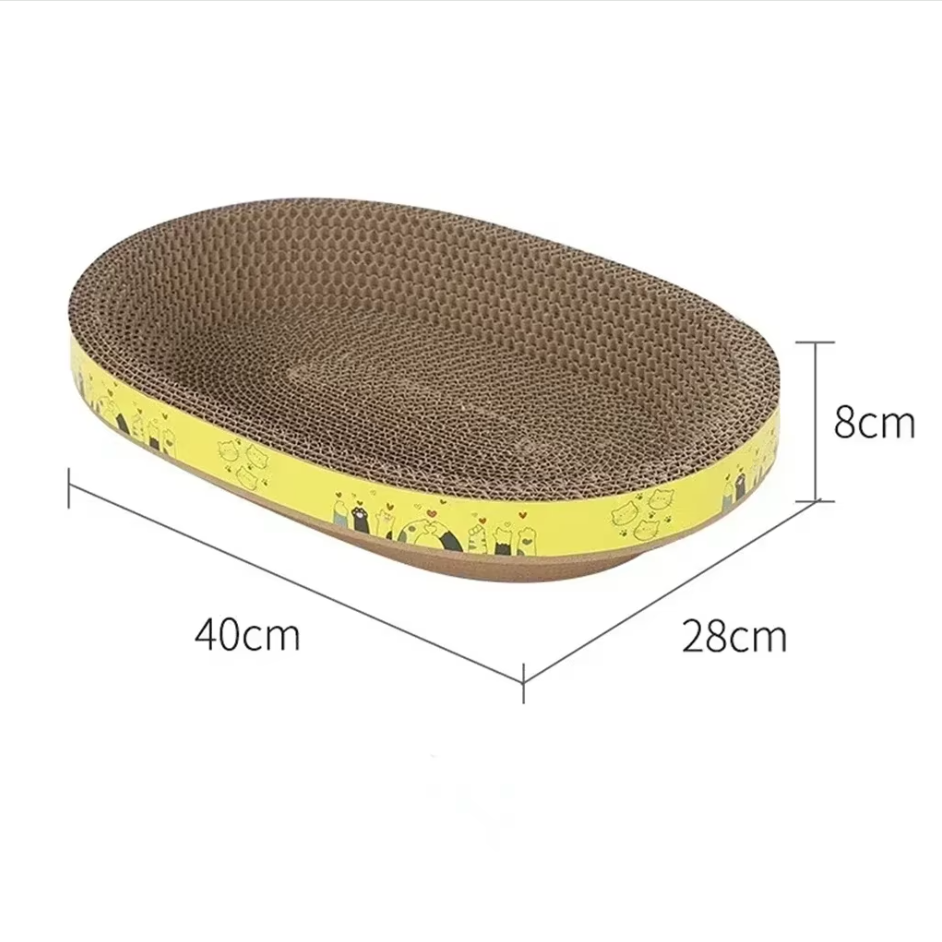 Scratch - Resistant Cat Lying Tray - Robust Scratching Mat With Large Comfort Area