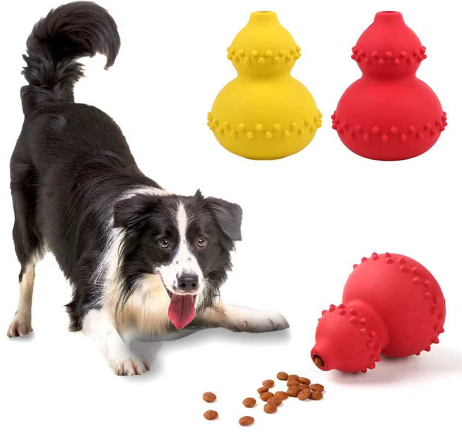 Dog Toy With Treat Dispenser - Interactive Chew Toy For Dogs
