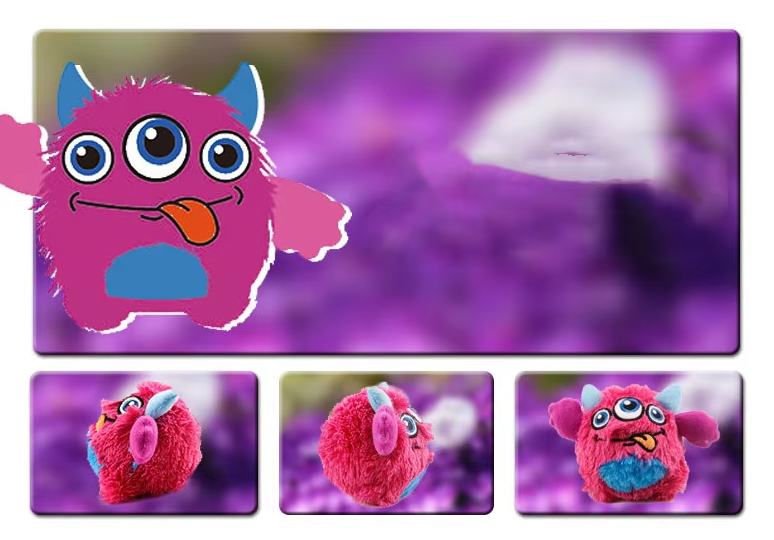 Interactive Plush Monster Ball - Fun Toy For Dogs