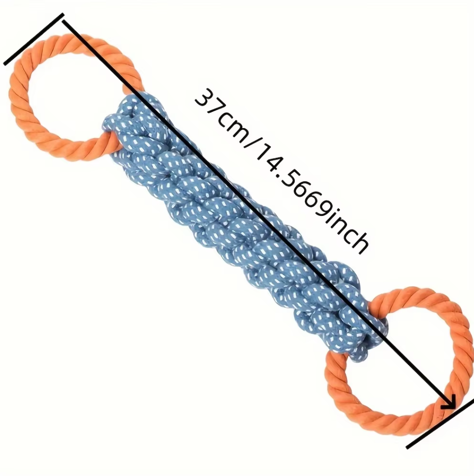 Dog Toy Chew Bone - Robust Rope Toy For Pulling And Biting Games