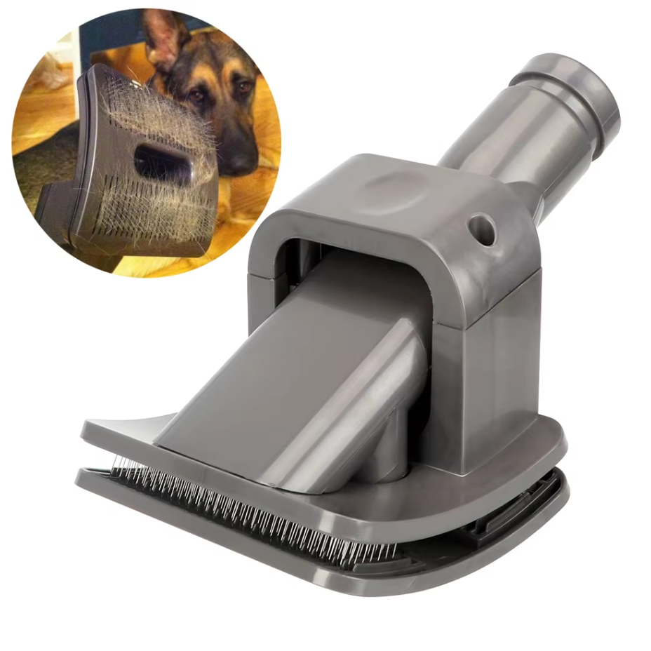 Pet Hair Brush Attachment - Vacuum Cleaner Attachment For Pet Care And Coat Cleaning