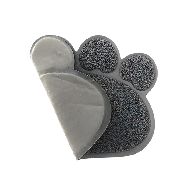 Cat Litter Mat in the Shape of a Paw for Clean Floors and Less Litter Loss