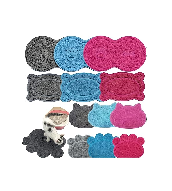 Cat Litter Mat in the Shape of a Paw for Clean Floors and Less Litter Loss