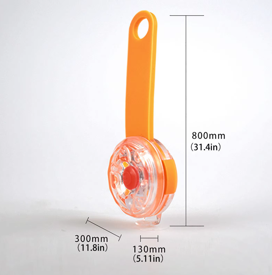 Led Dog Tag Light - Rechargeable Waterproof Safety Light For Dogs Cats
