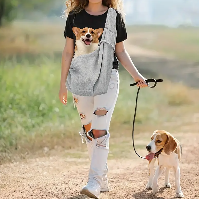 Dog Carrier Bag Shoulder Bag - Comfortable Adjustable Pet Carrier Bag For Small Dogs Cats