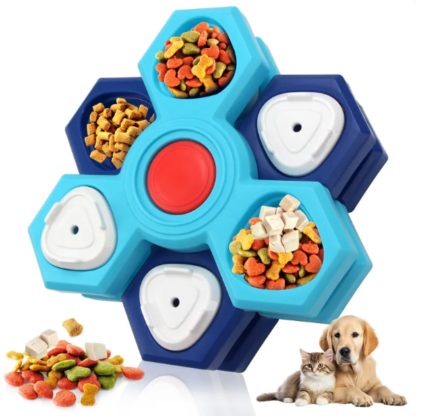 Interactive Dog Toy - Puzzle Food Toy for Mental Stimulation and Promotion of Digestion