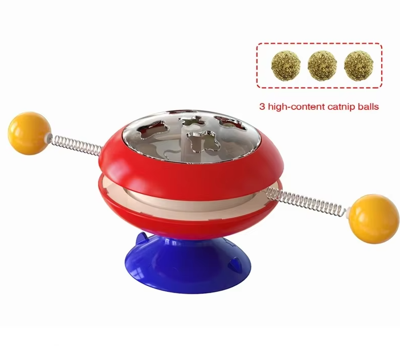 Interactive Cat Toy With Rotating Balls - Toys For Active Cats