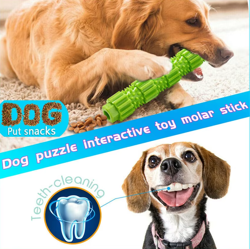Dog Toy Chew Stick - Robust Bite Stick With Treat Function Dental Care Effect