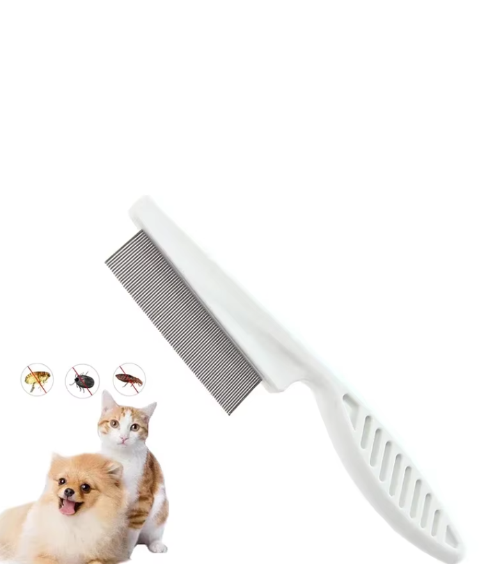 Flea Comb Set For Pets - Fine Tooth Comb For Cats Dogs