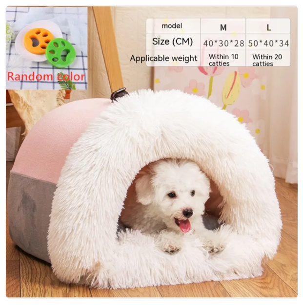 Cozy Pet Cave For Dogs And Cats - Soft And Warm Bed For Relaxation