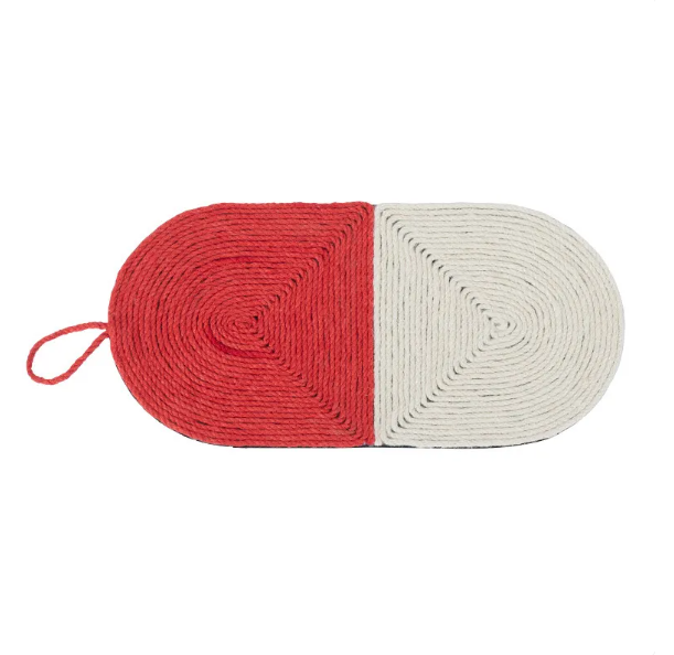 Cat Scratching Mat In Fish Design - Sisal Toy For Cats For Claw Care