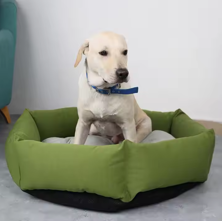 Comfortable Dog Bed - Soft Pet Bed With High Edge For More Comfort
