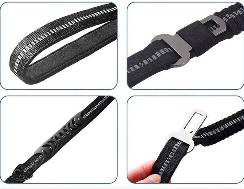 Elastic Dog Lead With Shock Absorption - Shock-absorbing Lead For Walks