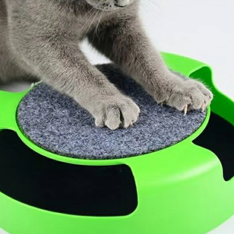 Interactive Cat Toy With Mouse - Toy With Movable Mouse For Cats
