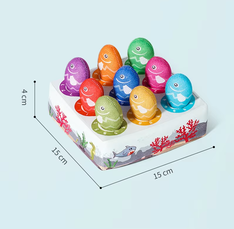 Interactive Cat Toy - Colourful Fish Toys in a Set for Chewing and Playing