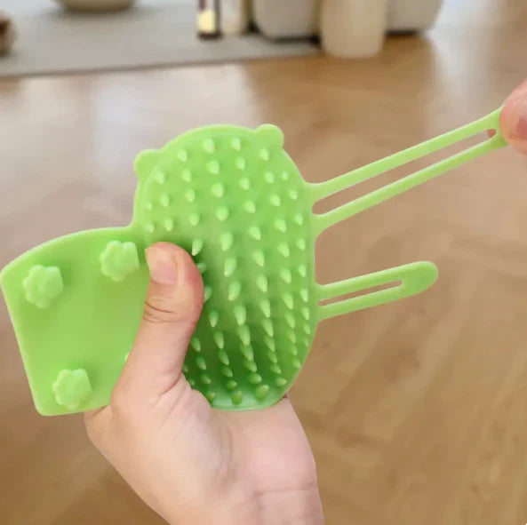 Cat Scratching Brush To Relieve Itching - Multi-colored Silicone Brush For Pets