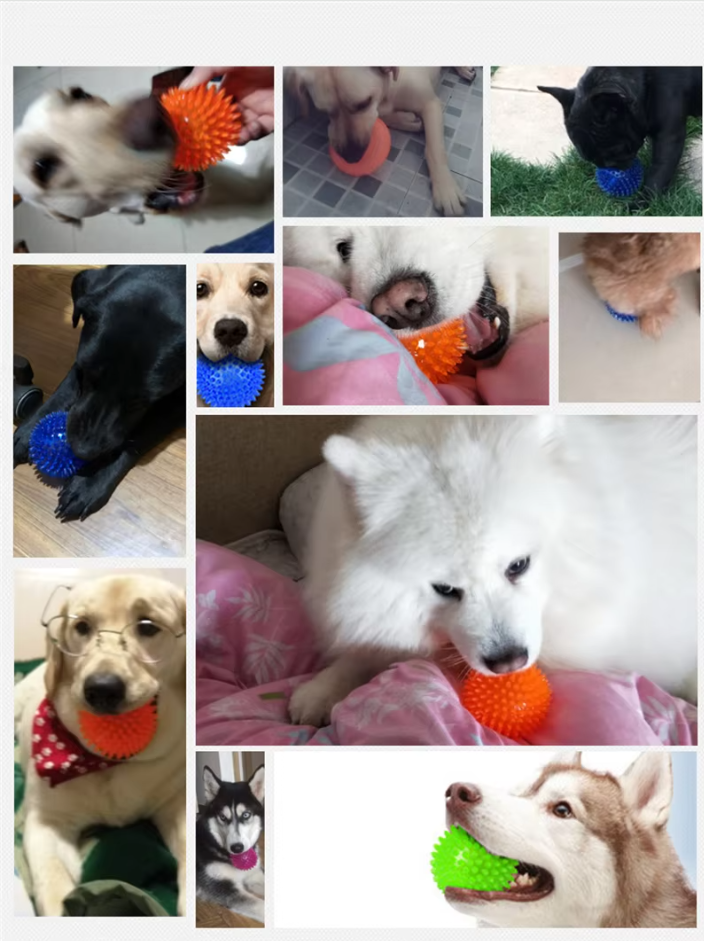 Nub Ball Dog Toy - Dental Care And Massage Ball For Playful Activity