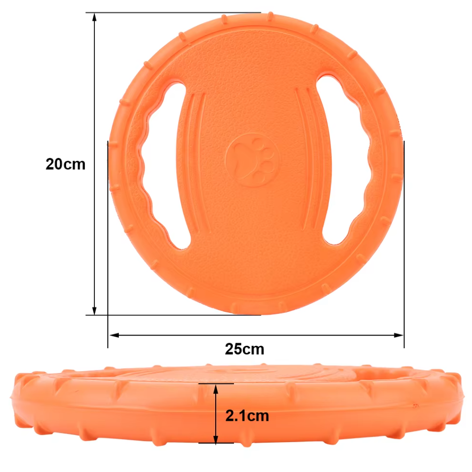 Floating Teething Ring for Dogs with Textured Surface