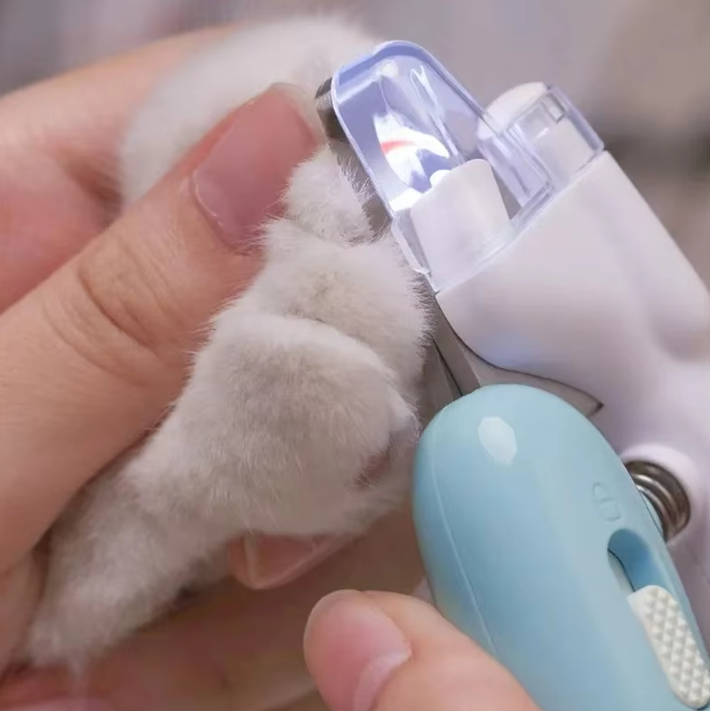 Electric Claw Clippers For Pets - Precise Safe With Led Light For Dogs Cats