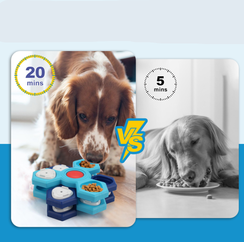 Interactive Dog Toy - Puzzle Food Toy for Mental Stimulation and Promotion of Digestion