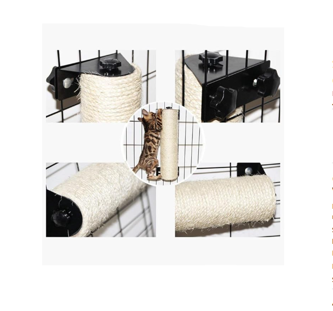 Cat Scratching Roller For Door Frames - Wall - Mountable And Robust