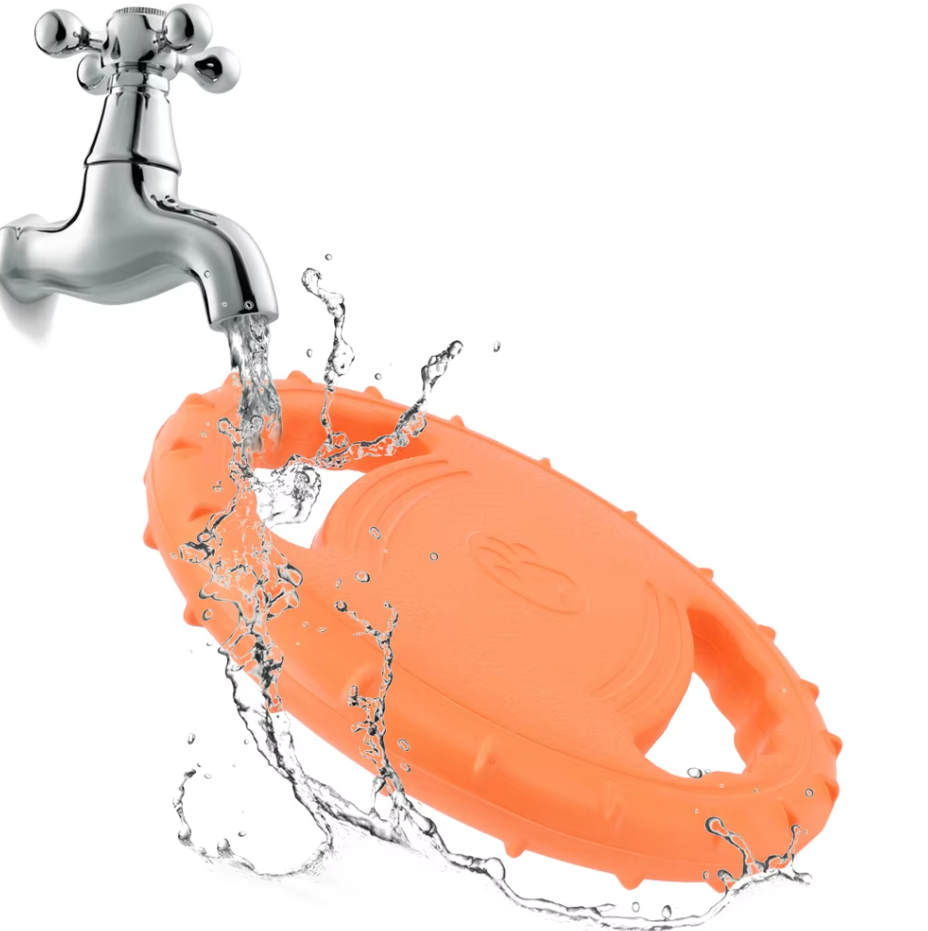 Floating Teething Ring for Dogs with Textured Surface