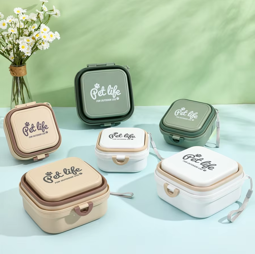 Silicone Pet Care Box - Practical Storage Case for Pet Supplies