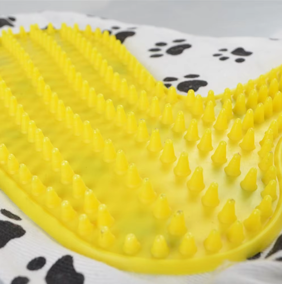 Pet Grooming Glove For Dogs And Cats - Massage Glove With Soft Nubs