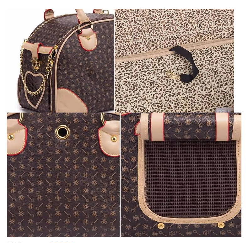 Dog Bag With Window - Carrying Basket For Pets Sturdy And Stylish