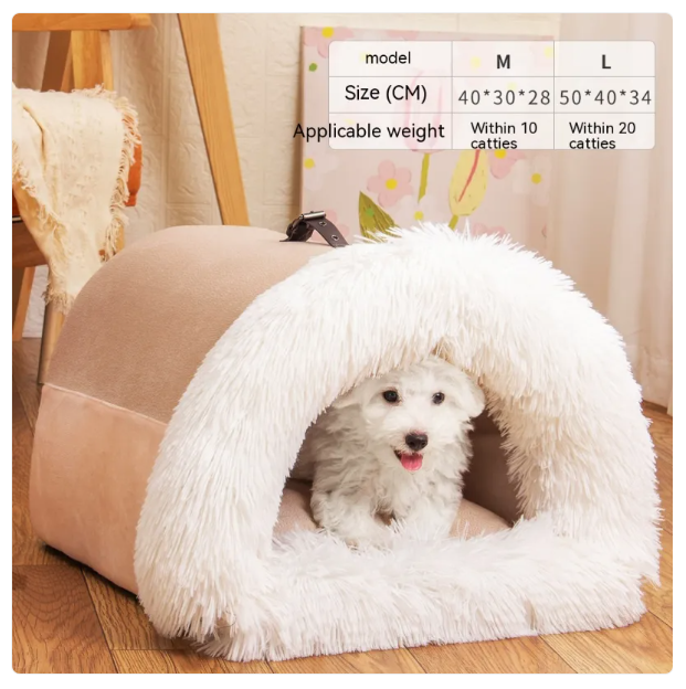 Cozy Pet Cave For Dogs And Cats - Soft And Warm Bed For Relaxation