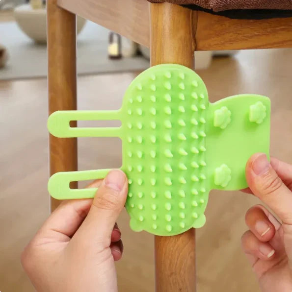 Cat Scratching Brush To Relieve Itching - Multi-colored Silicone Brush For Pets