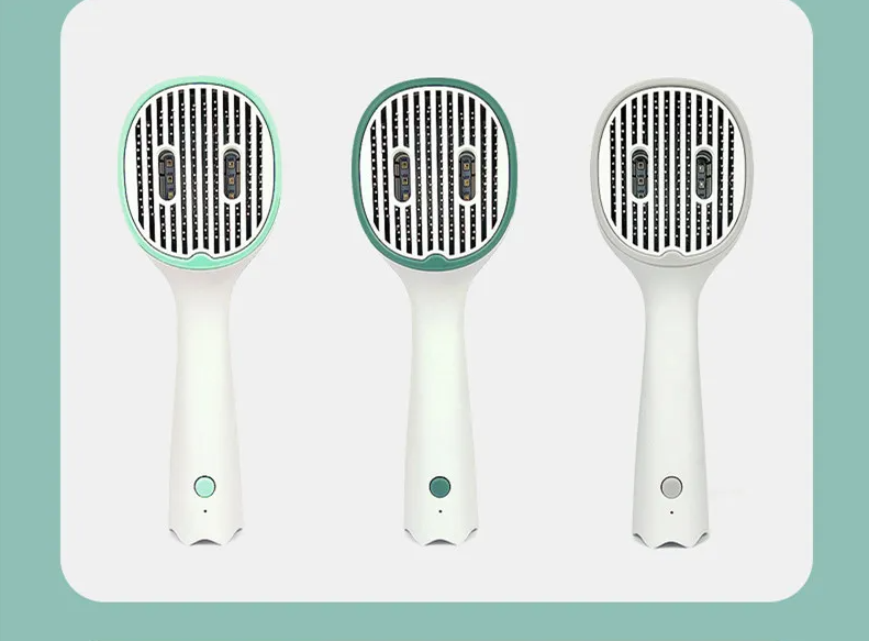 Electric Hairbrush - Fast Smoothing And Detangling Brush For Straight Hair