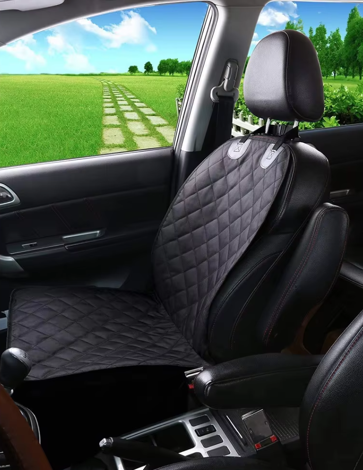 Waterproof Front Seat Protector For Dogs - Non - Slip Car Seat Cover With Scratch Protection