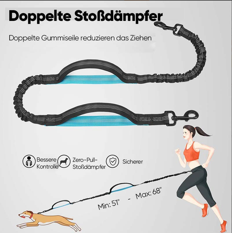 Free - Handed Dog Lead With Fanny Pack