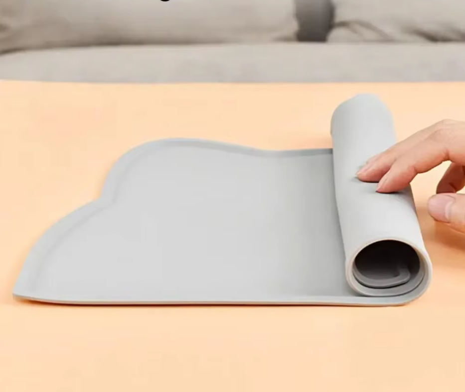 Cat Plate Mat With Non - Slip Underside