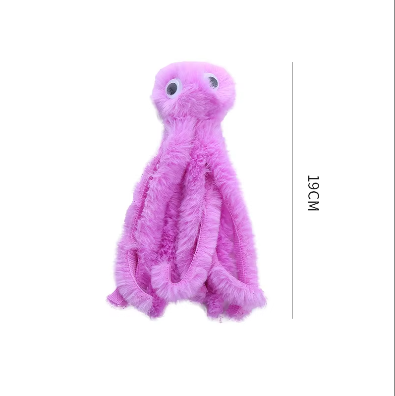 Cat Toy Octopus - Soft Plush Toy With Catnip Long Tentacles