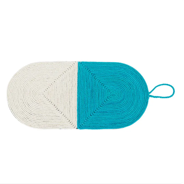 Cat Scratching Mat In Fish Design - Sisal Toy For Cats For Claw Care